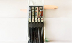 Esprit Zen - Baguettes Bambou déco Japon - 5 Paires