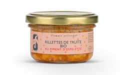 Atelier d'Angresse – Fumoir Artisanal - Rillettes de truite Bio au piment d'Espelette