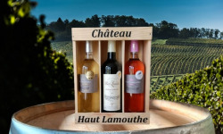 Château Haut-Lamouthe - Coffret de 3 Bouteilles: AOC Bergerac Rosé, Rouge, et Blanc