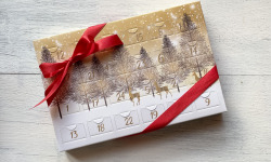 Déclinaison Chocolat - Calendrier de l'Avent Sapin et Cerfs