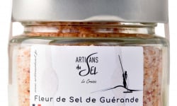 Artisans du Sel - Fleur de Sel de Guérande au Piment d’Espelette AOP Bio – Verrine 85g | Artisans du Sel