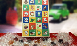 Les Perles Rouges - [Précommande] Calendrier de l'Avent MERRY CHRISMAS (Joyeux Noël) Chicatines (pâtes de fruits) Les perles rouges
