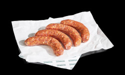 Nemrod - Saucisses de Sanglier au Piment d'Espelette (Par 4) (130g/pièce - 520g/colis)