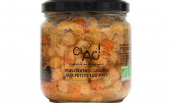 CLAC Conserverie - Pois chiches cuisinés aux petits légumes bio - 400g