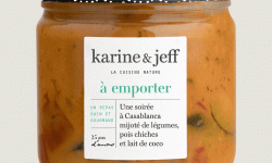 Karine & Jeff - Mijoté de pois chiches, légumes et lait de coco - Une soirée à Casablanca 360g
