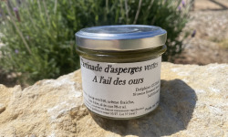 Asperges Guirao - pot 100g de tartinade aux asperges vertes et à l'ail des ours