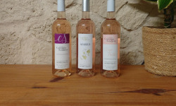 Domaine Les Conques Soulière - ROSE- 3 bouteilles Panaché 75 cl de Rosé IGP Méditerranée