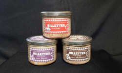 Charcuterie Mannei - Lot de 3 rillettes fermières au porc noir