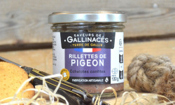 Terre de Gallie - Rillettes de pigeon aux échalotes confites - 130 g