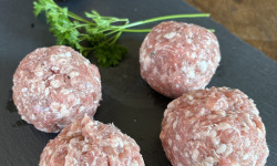 La Ferme du Chaudron - Boulettes nature de porc Bio 480g (4 pièces)