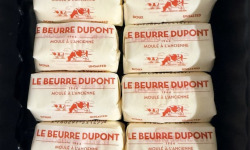 Le Beurre Dupont - Palets enveloppés demi sel 12x15g (180g) lot de 5 boîtes