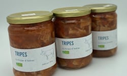 La Ferme d'Autrac - Lot de 3 Tripes de Bœuf BIO à la tomate 3 x 510 G