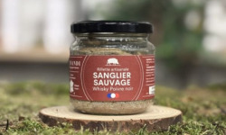 Venandi Sauvage par Nature - Rillette de Sanglier Sauvage au Whisky et Poivre Noir - 12x150g
