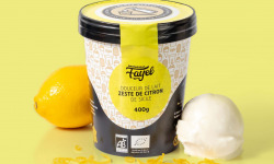 Mademoiselle Fayel - Crème Glacée Douceur de lait zeste de citron de sicile   - 100% Bio 500ml