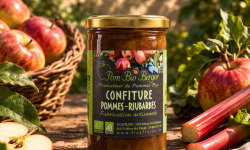 Pom Bio Berger - Confiture Pommes-Rhubarbes bio
