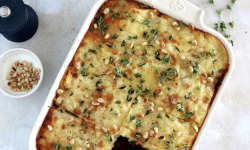 Ferme Sinsac - Moussaka végétarienne pour 4 personnes en barquette de 600 grs