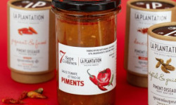 Sept Collines - Sauce Tomate et Trio de Piments - 240 g (sauce pour pâtes)