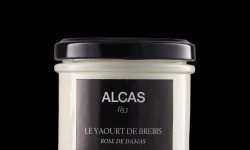 La Ferme d'Alcas - Yaourt à la rose de Damas 100g - lot de 18 unités