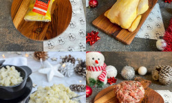 Maison Lascours - Menu Festif Poularde farce Truffée - 4 Personnes