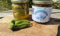 Ferme Sinsac - Cornichons fins du Périgord vert en pot de 400 grs