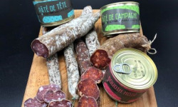 Ferme Porc & Pink - La Pink Charcuterie, panier spécial apéro sans sels nitrités