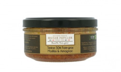 Maison PAPILLON - Artisan depuis 1955 - Terrine 50% Foie-Gras Morilles et Armagnac 110g