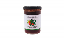 La Fraise de La Baule - Confiture de fraises rhubarbes