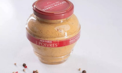Domaine des Terres Rouges - Moutarde aux 3 Poivres 200 g