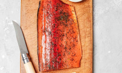 Maison Matthieu - Cœur de filet de Saumon Fumé Gravlax Tranché - 800g x8