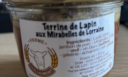 Ferme Guillaumont - Terrine de lapin aux mirabelles de lorraine 175g