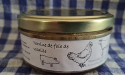 Ferme du Groin à L’Airbe - Terrine de foies de volailles 180g