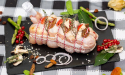 La ferme Grandvillain - [Précommande] Roti De Chapon Farci - Foie-gras & Figues - 1 600 G