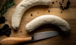 Charcuterie Bobosse - Boudin blanc foie de canard trompette 130g x2