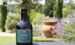 Moulin à huile Bastide du Laval - Huile d'olive Basilic bouteille 50cl