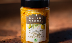 Maison Gannac - Confiture Bio de Bergamote et Citron de Menton - 210 gr