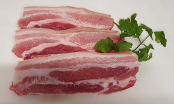 Ferme de la Paumerais - POITRINE FRAICHE DE PORC TRANCHEE - 250 Gr
