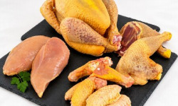 La ferme du Caillaud - Colis familial de poulet fermier BIO –  5,8 à 6,2 kg