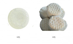 La Ferme du Val Vermand - Fromage de chèvre x50 : frais 25 et demi-affinés 25