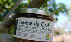 La Ferme de l'Etang - Terrine de cerf au citron confit et au thym 200G