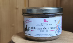 Les Délices du Coin - Rillettes de canard noisettes 180g