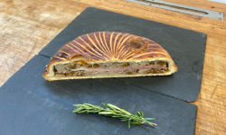 Elevage Les Blancs de l'Ouest - Tourte cochon, canard, figue - 800g