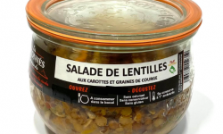 La Chaiseronne - SALADE DE LENTILLES AUX CAROTTES ET GRAINES DE COURGE