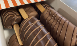 Les Garçons Glaciers - Lot de 8 Eskimauves Chocolat Noir BIO