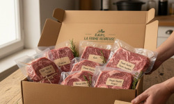 La Ferme Heureuse - Colis Bœuf Angus FAMILIAL - 5 kg (Petit Format)