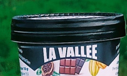 Les Glaces de la Vallée - Coffret Mini crèmes glacées Chocolat  Weiss"la Vallée" 24 pots de120 ml