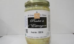 Les Bel' saveurs du Rouergue - POULET SAUCE ESTRAGON 550 Gr