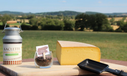 Ferme des Petits Monts - Raclette fermière POIVRE BIO au lait cru - Meule entière 6 kg