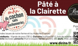 Dessine moi une brebis - Pâté de campagne à la Clairette 200g
