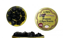 Maison du Pruneau - Cueillette du Gascon - 6x Pruneaux Fourrés - Boîte Métal Or des 100 Ans - 350g