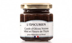 L'Epicurien - Confit d'Olives Noires Miel et Fleurs de Thym